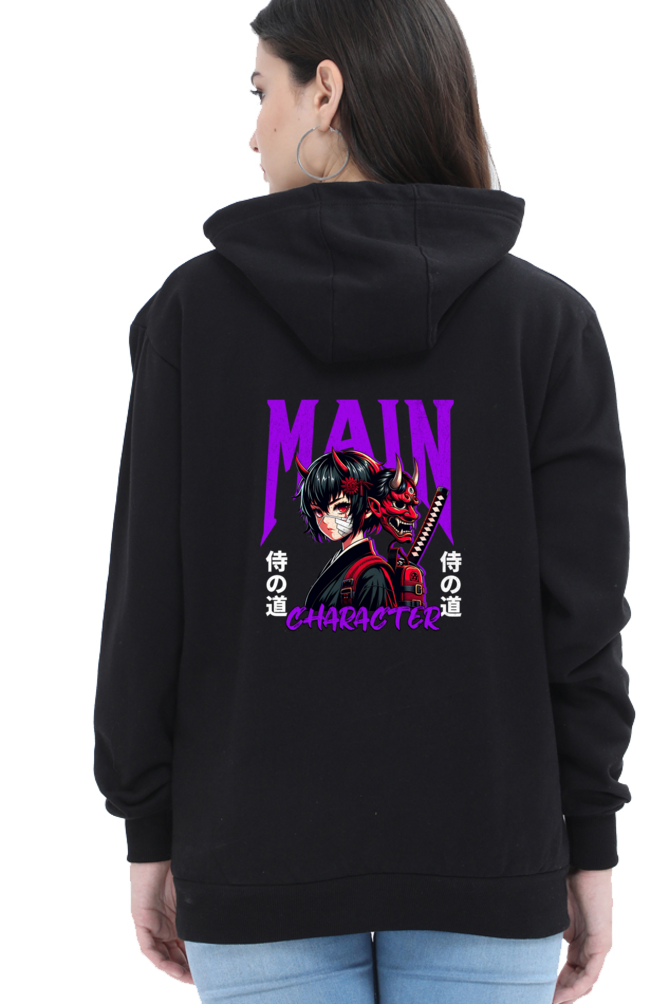 Anime Girl Design Unisex Hooded SweatShirt