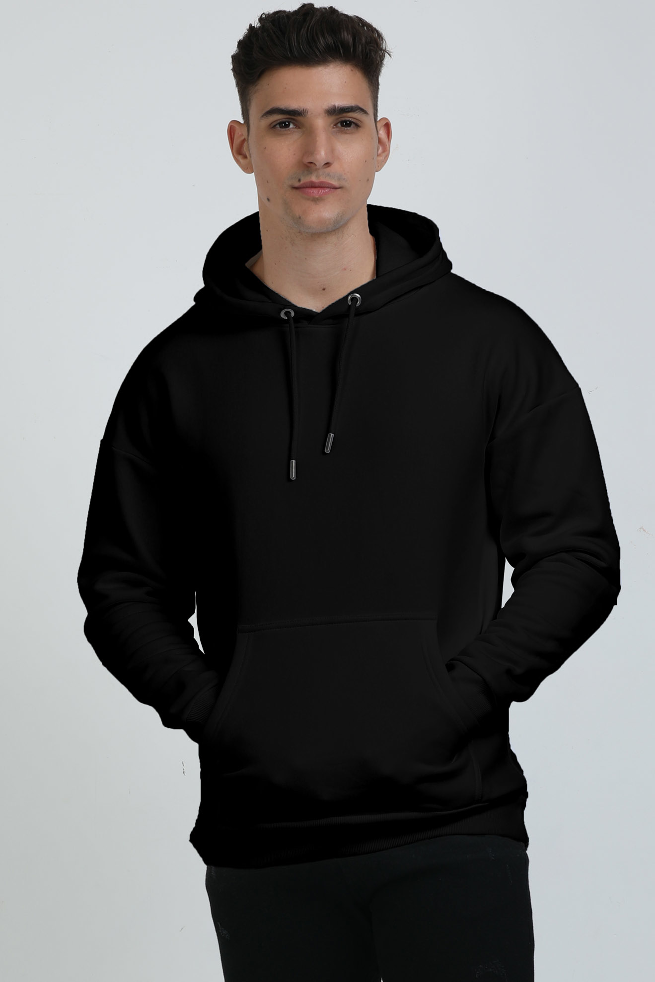 Dragon Design Oversized Hooded Sweatshirt