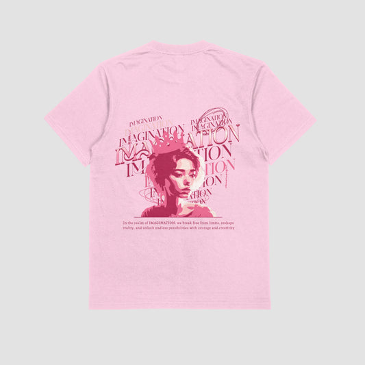 Oversized Women’s Graphic Pink T-Shirt – Stylish & Comfortable