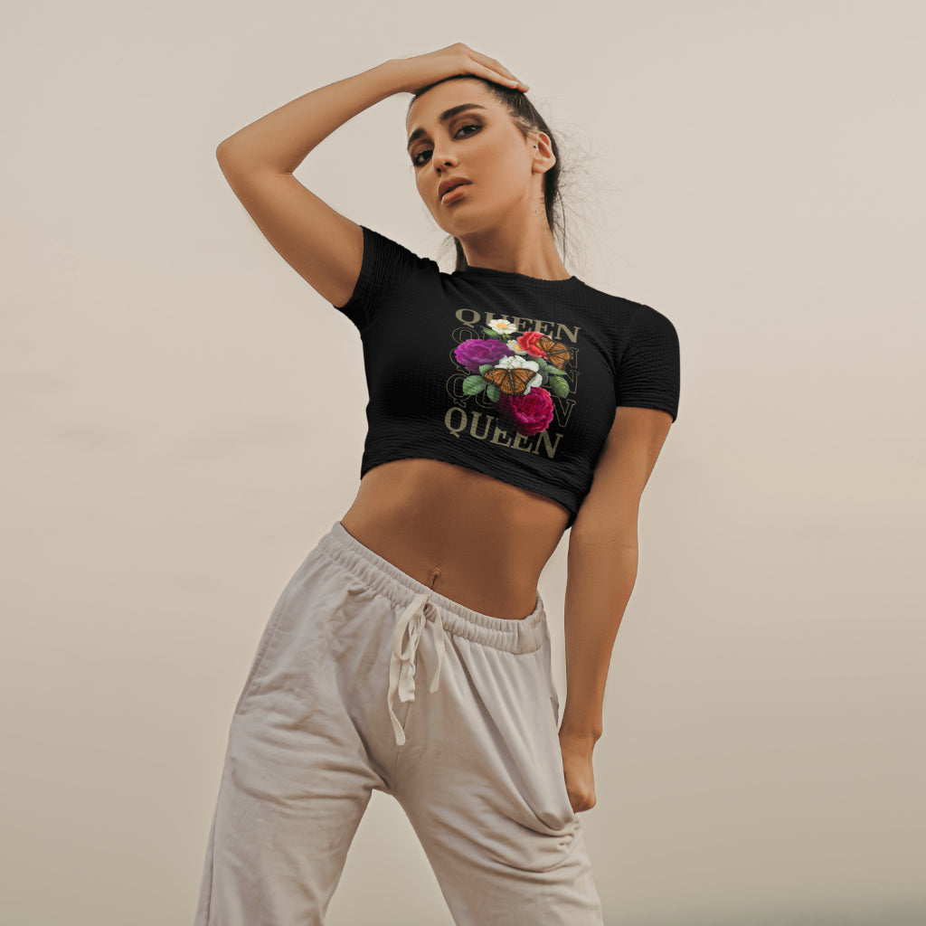 Queen of Blooms Crop Top