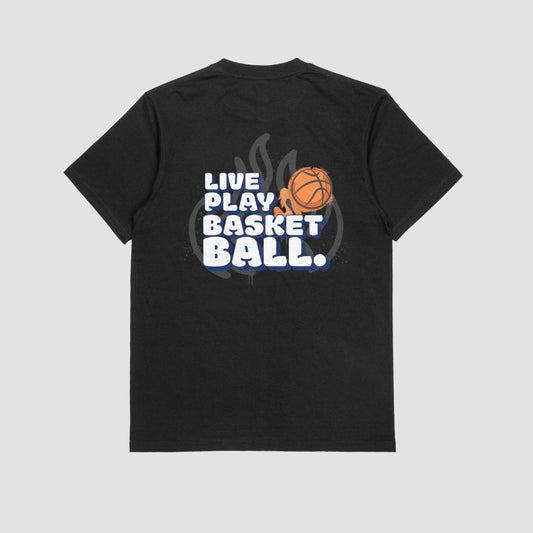 Basketball Graphic Black T-Shirt